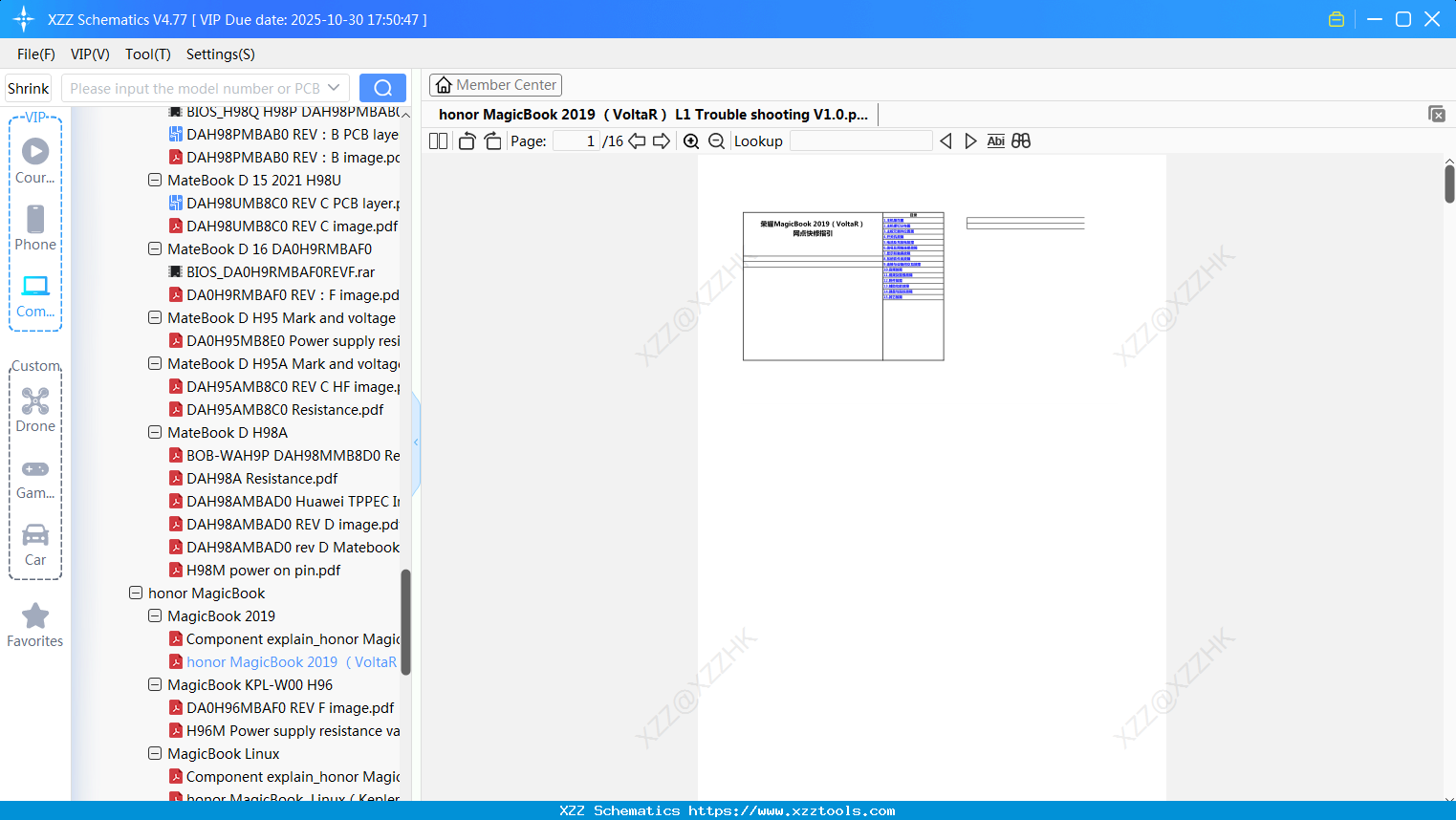 Laptop HUAWEI Honor MagicBook 2019 （VoltaR） L1 Trouble Shooting V1.0